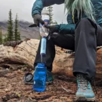 Filtr wody Membrane Solutions Straw Water Filter niebieski turystyczny