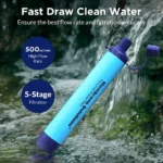 Filtr wody Membrane Solutions Straw Water Filter blue